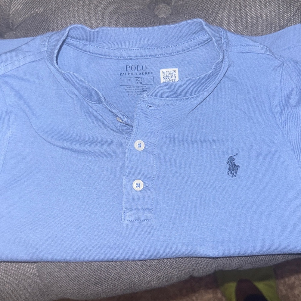 Polo by Ralph Lauren Kids Light Blue Polo Shirt - Picture 3 of 3